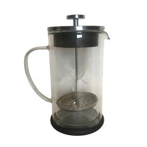 The Palm French Press Clear Glass Coffee Maker 24 Oz